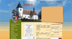 Desktop Screenshot of obec-zdirec.cz